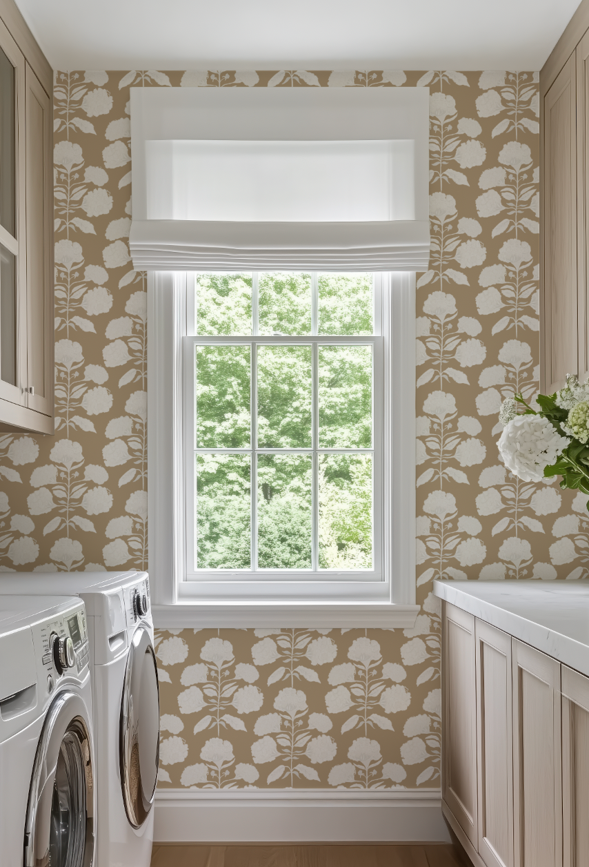 Hydrangea Bloom In Salt On Sand Wallpaper