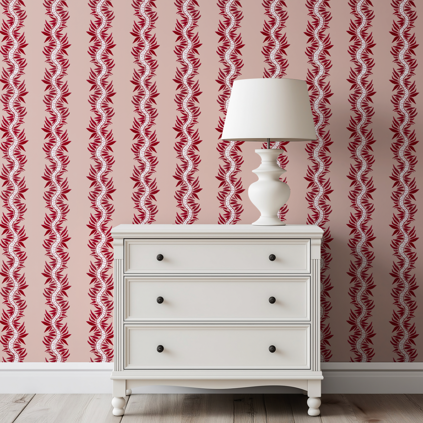 Rouge Botanics In Rouge Wallpaper