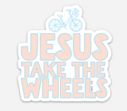 Jesus Take The Wheels Sticker