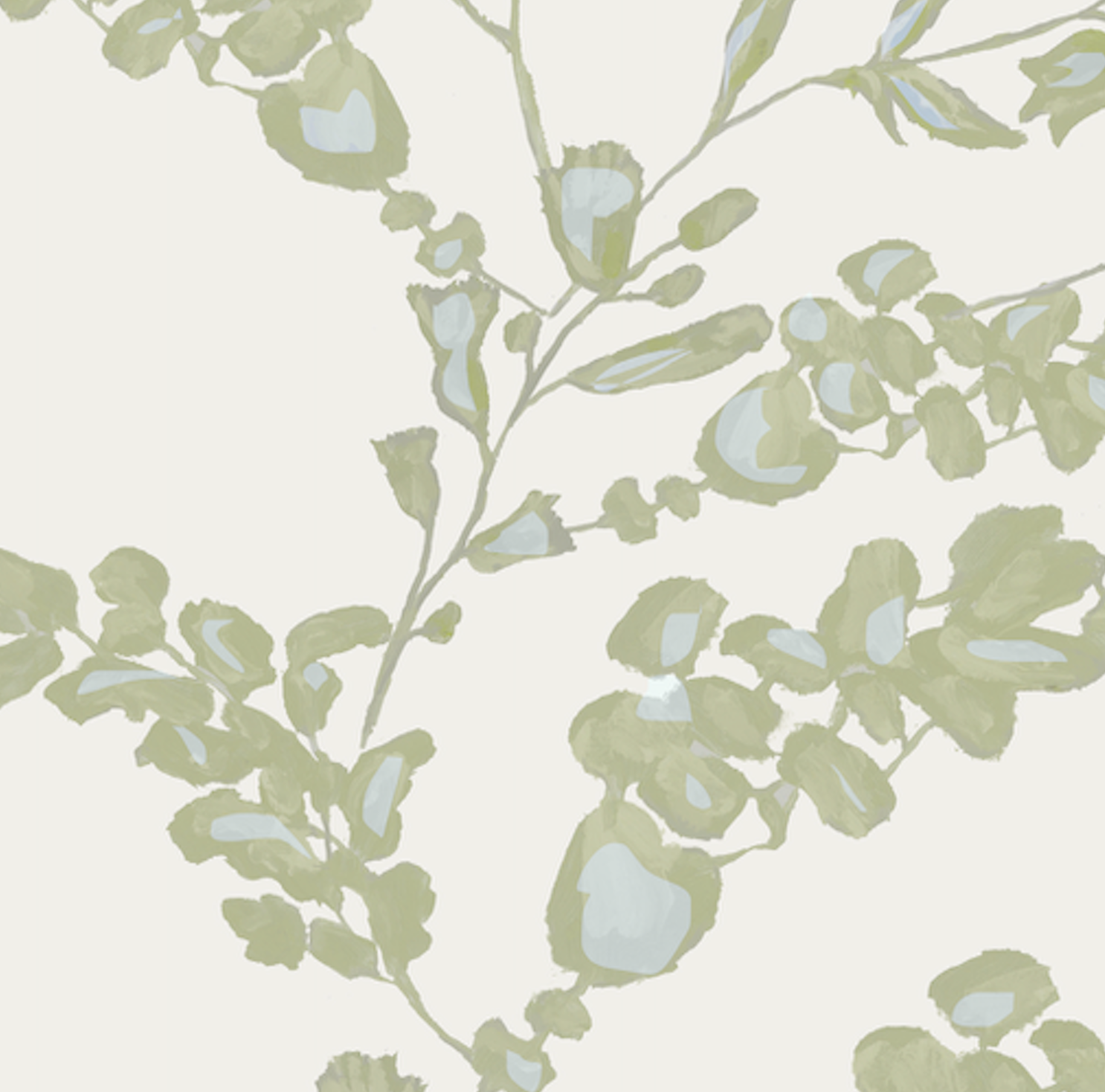 Ruth In Blue On Green Wallpaper