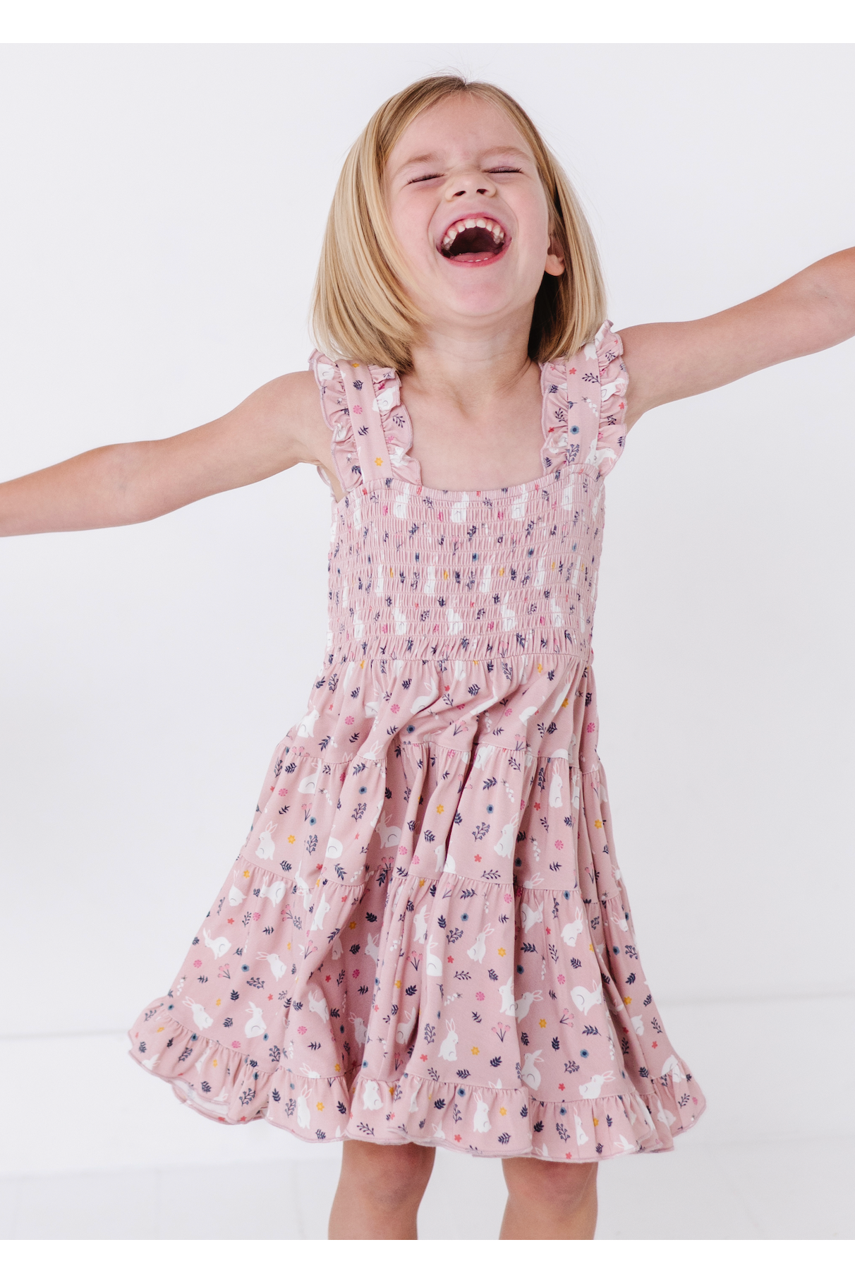 Belle Bunny Smocked Tank Dress