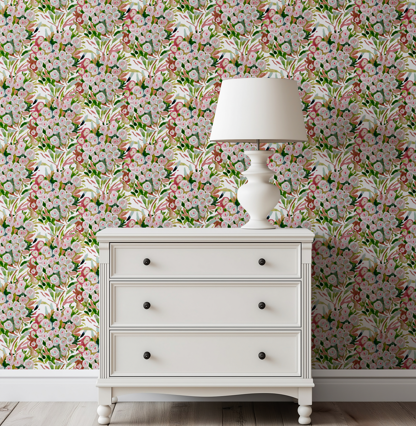 Canterbury Bells In Rouge Wallpaper