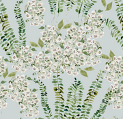 Foxglove Vine In Blue Wallpaper