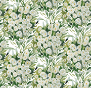 Canterbury Bells In Green Wallpaper
