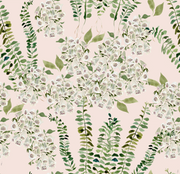 Foxglove Vine In Blush Wallpaper