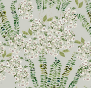 Foxglove Vine In Sage Wallpaper