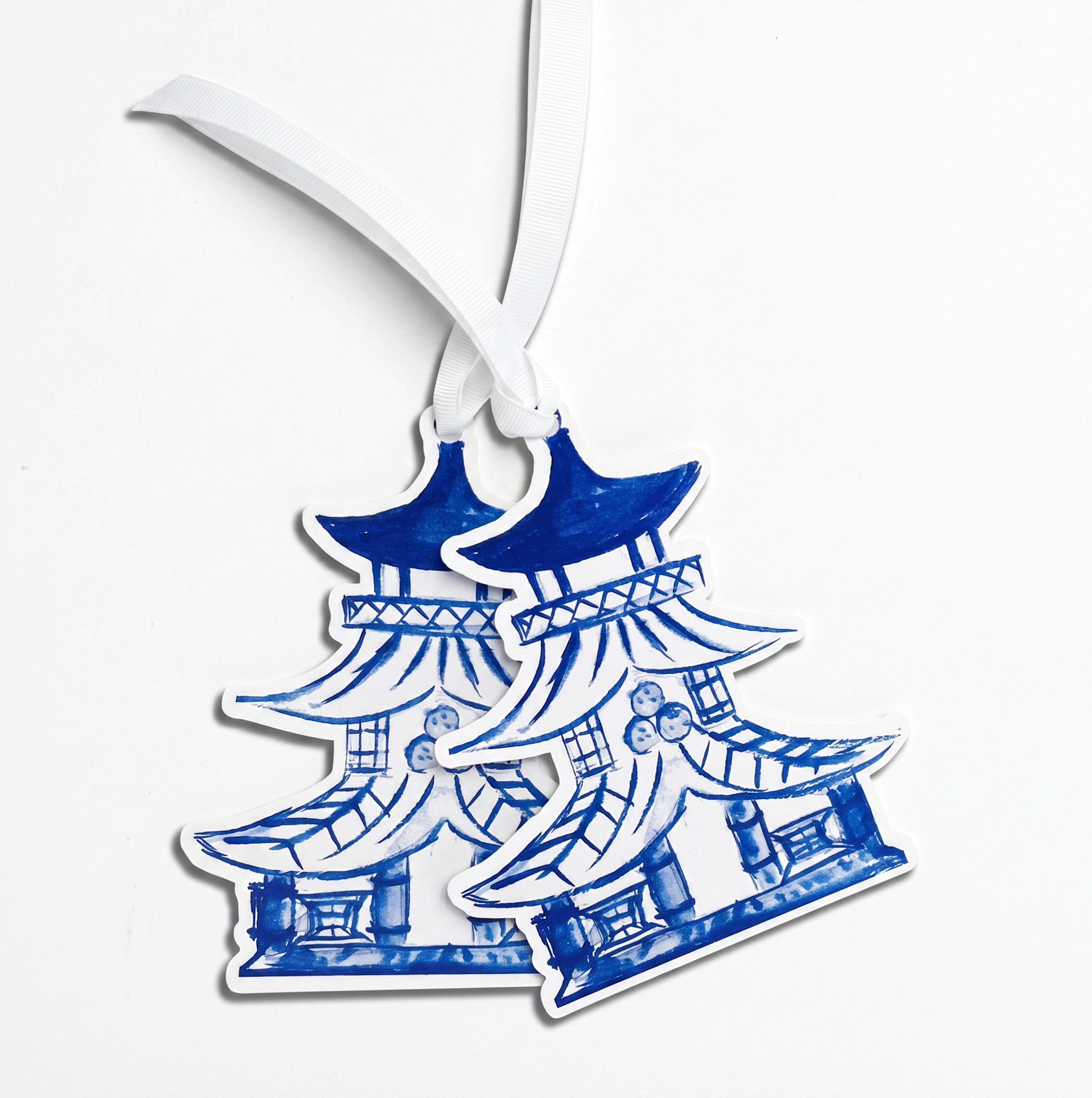Chinoiserie Gift Tags – Blue & White Chinoiserie Gift Tags