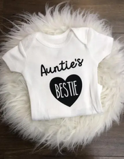 Auntie's Bestie • Baby Bodysuit