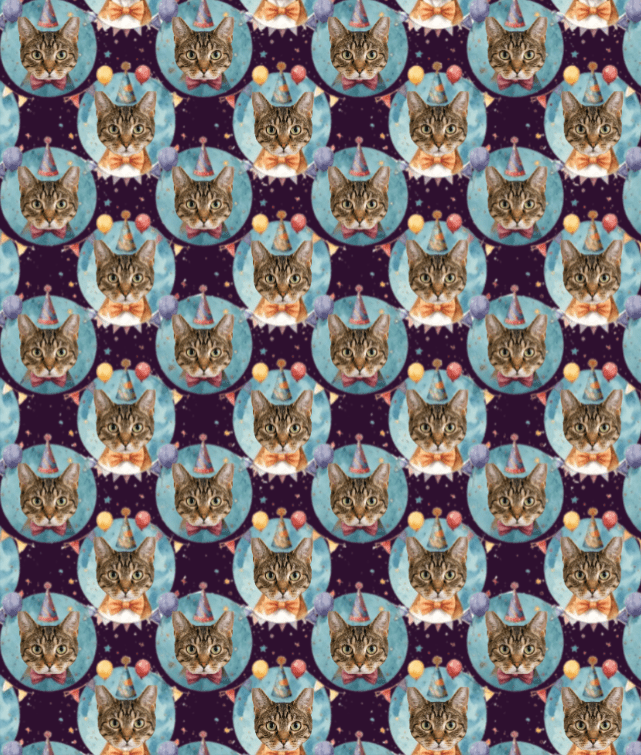 Personalized Birthday Hats Celebration Wrapping Paper | Custom Gift Wrap