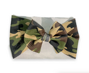 Camo Baby Headwrap Bow