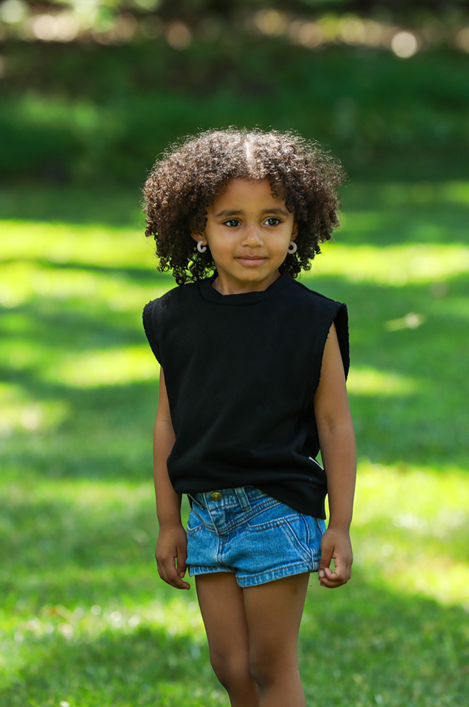 Cotton Denim Short