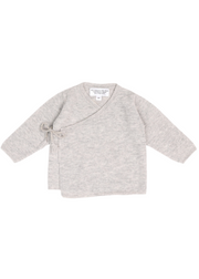 Cashmere Wrap Cardigan | Grey Dawn