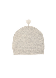 Cashmere & Merino Wool Beanie | Grey Merle