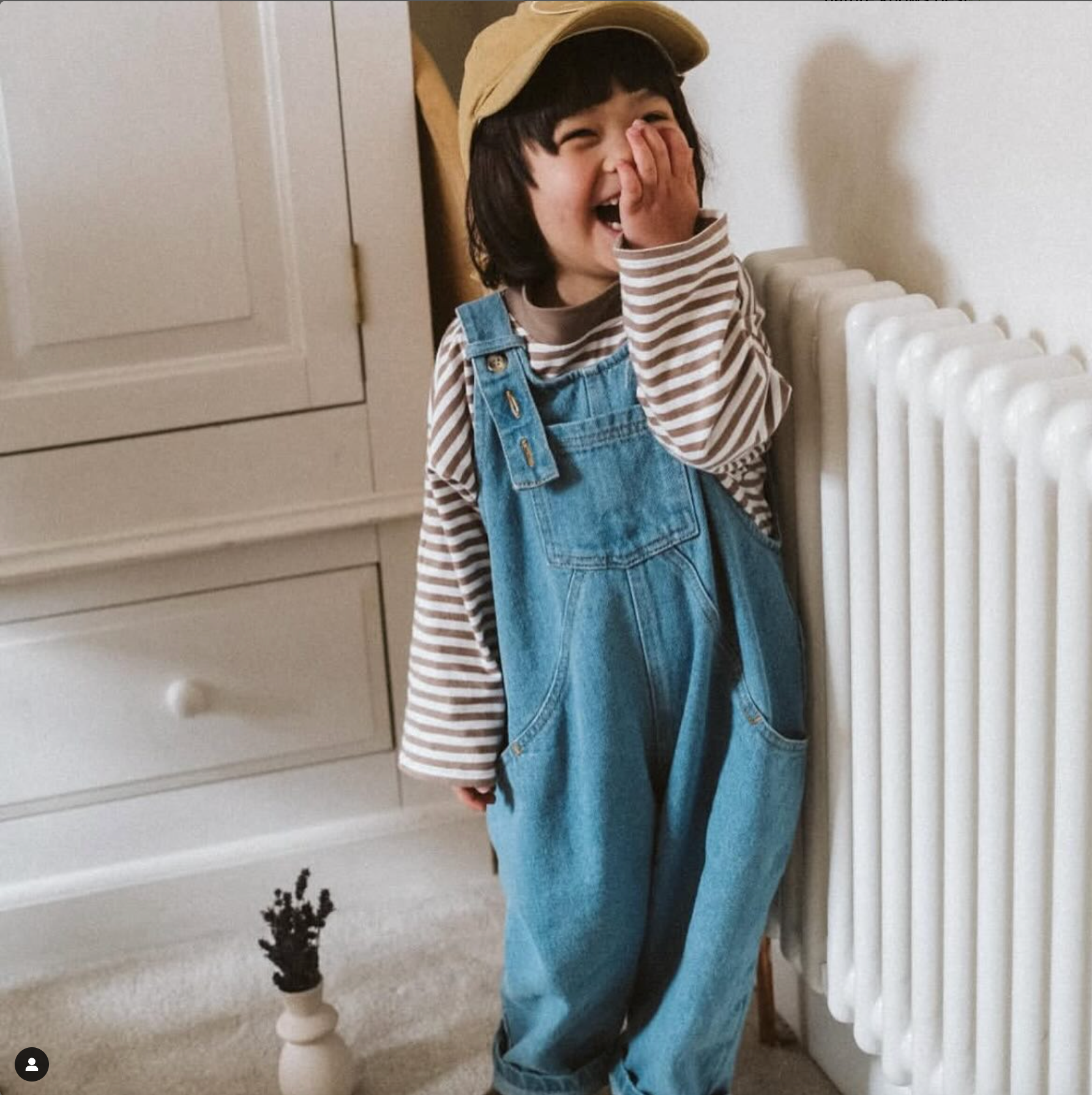 The Simple Folk Oversized Denim Dungaree