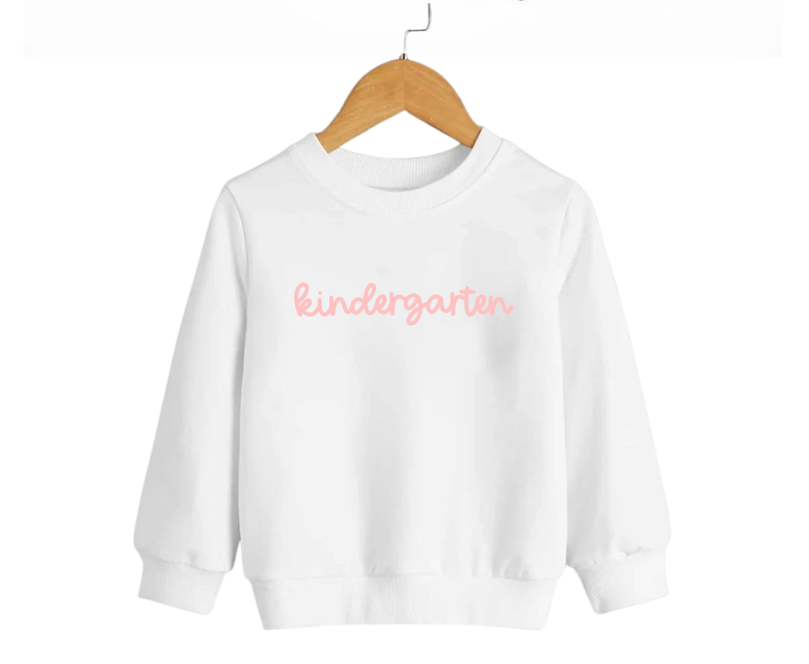Kindergarten Girly Pullover
