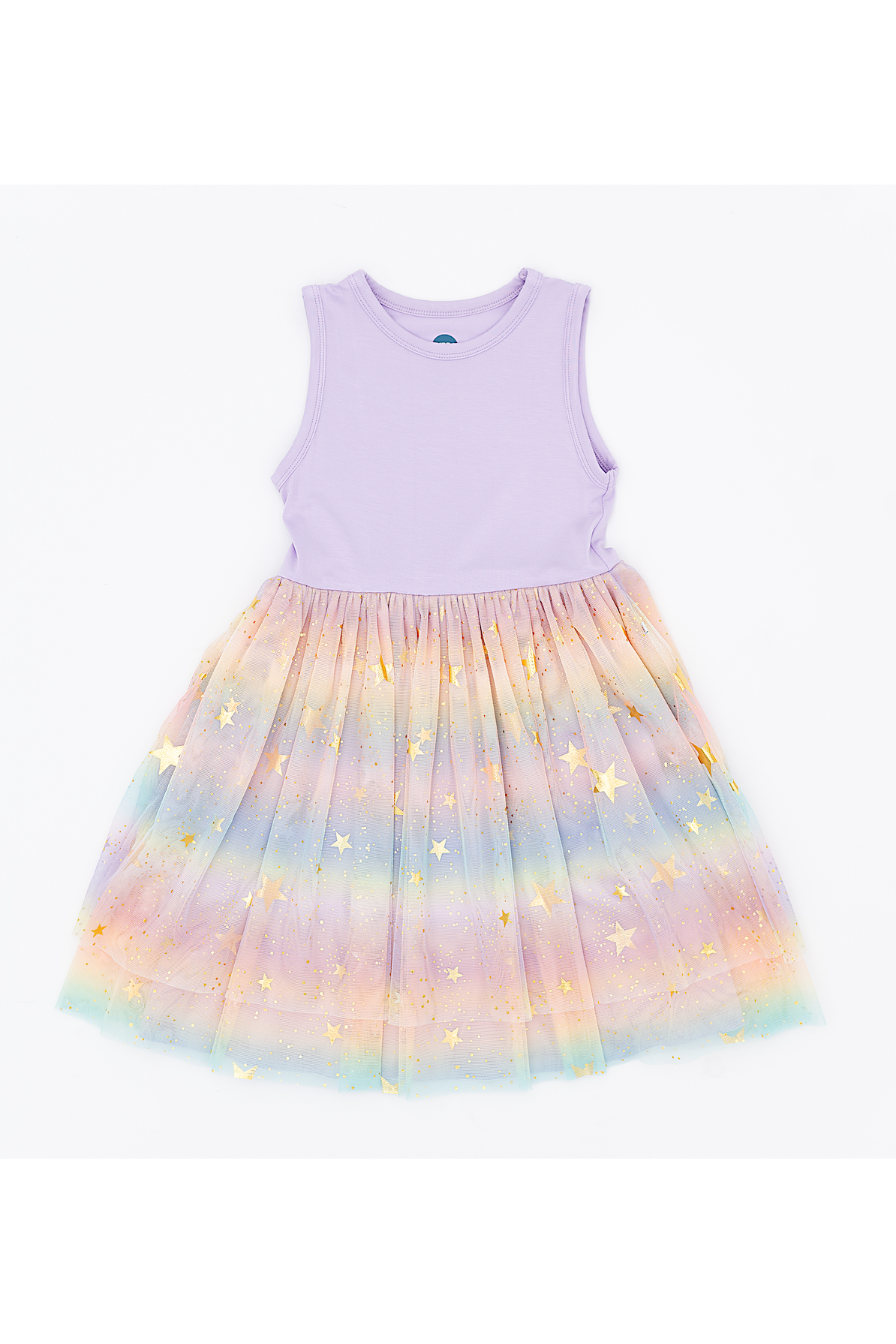 Bamboo Tulle Dress - Rainbow Ombre Twinkle