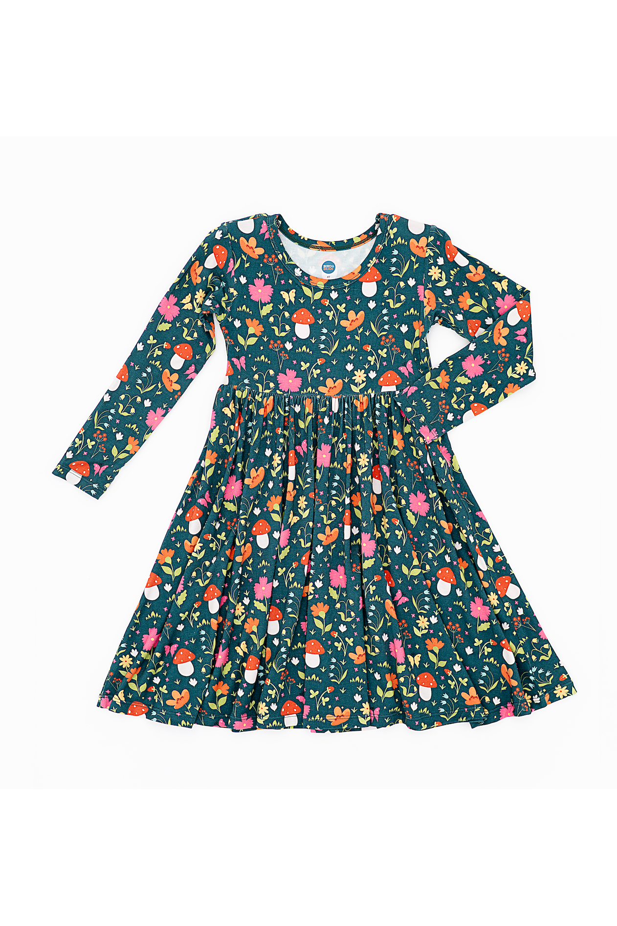 Bamboo Long Sleeved Dress - Sylva