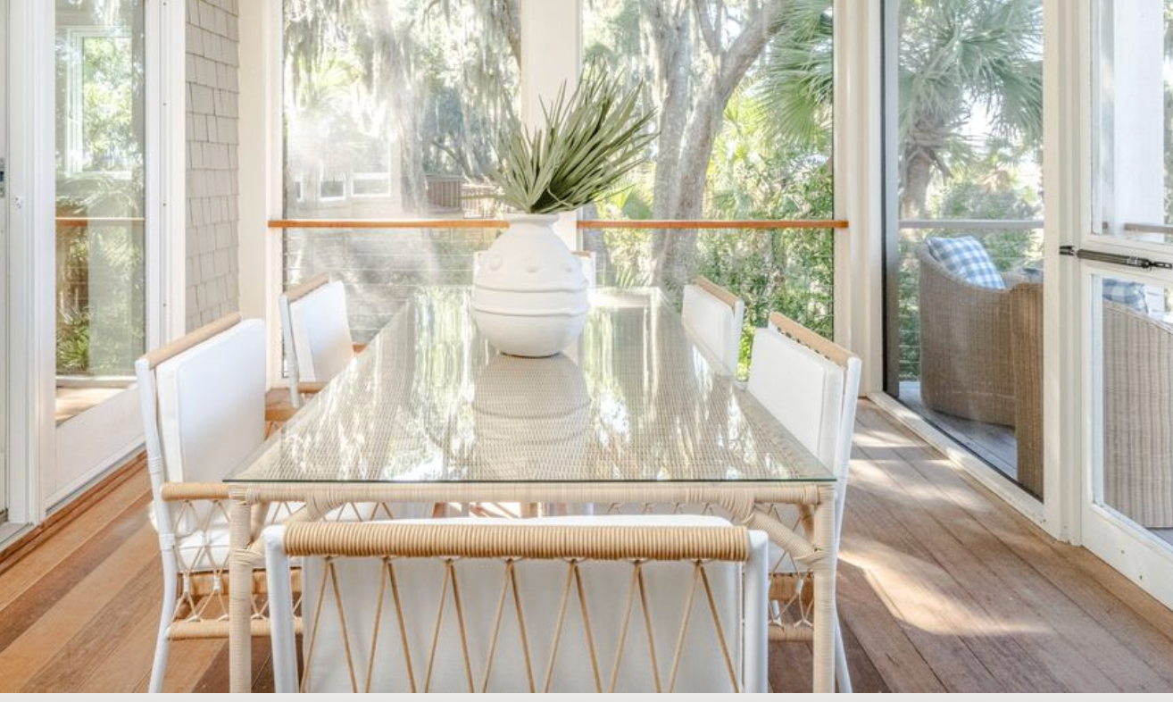Atlantic Outdoor Dining Table Light Dune