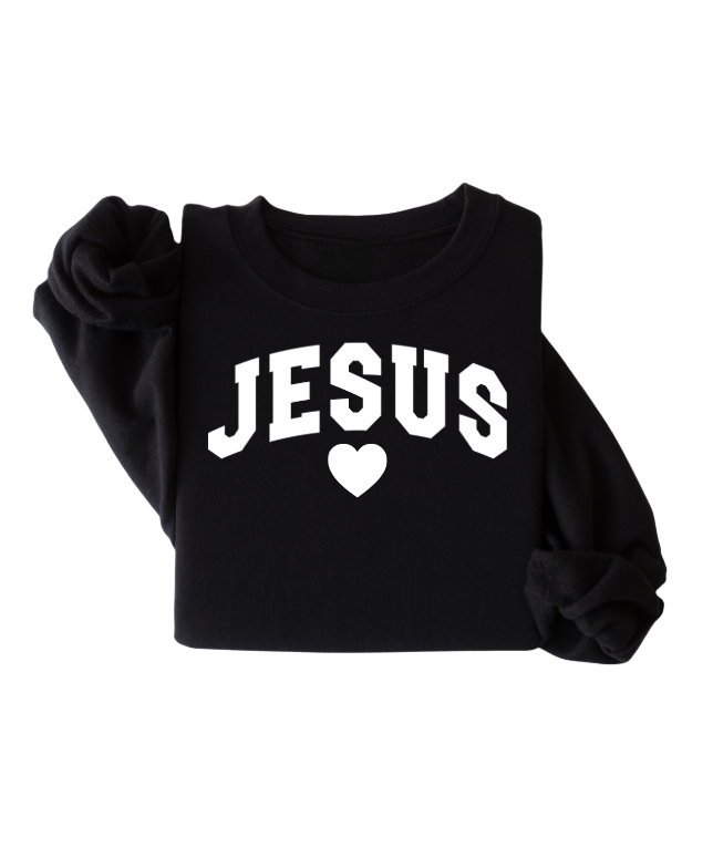 Jesus Varsity Sweatshirt - Valentine's Day Edition