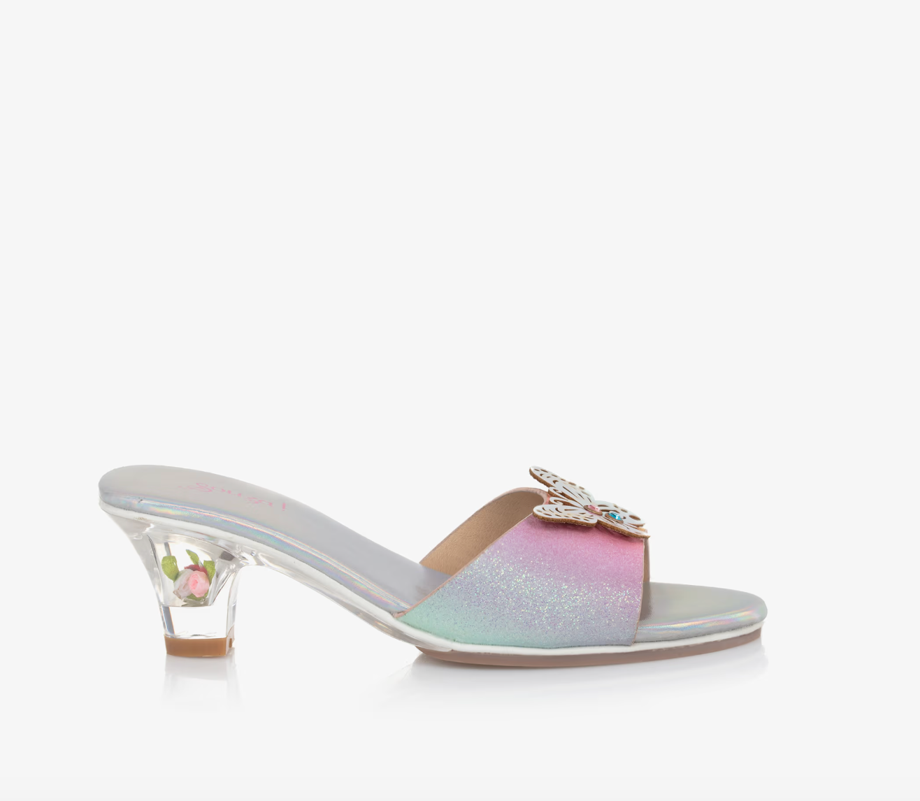 Slipper High-heel Ophelie(rainbow Butterfly) Costume Accessory For Kids