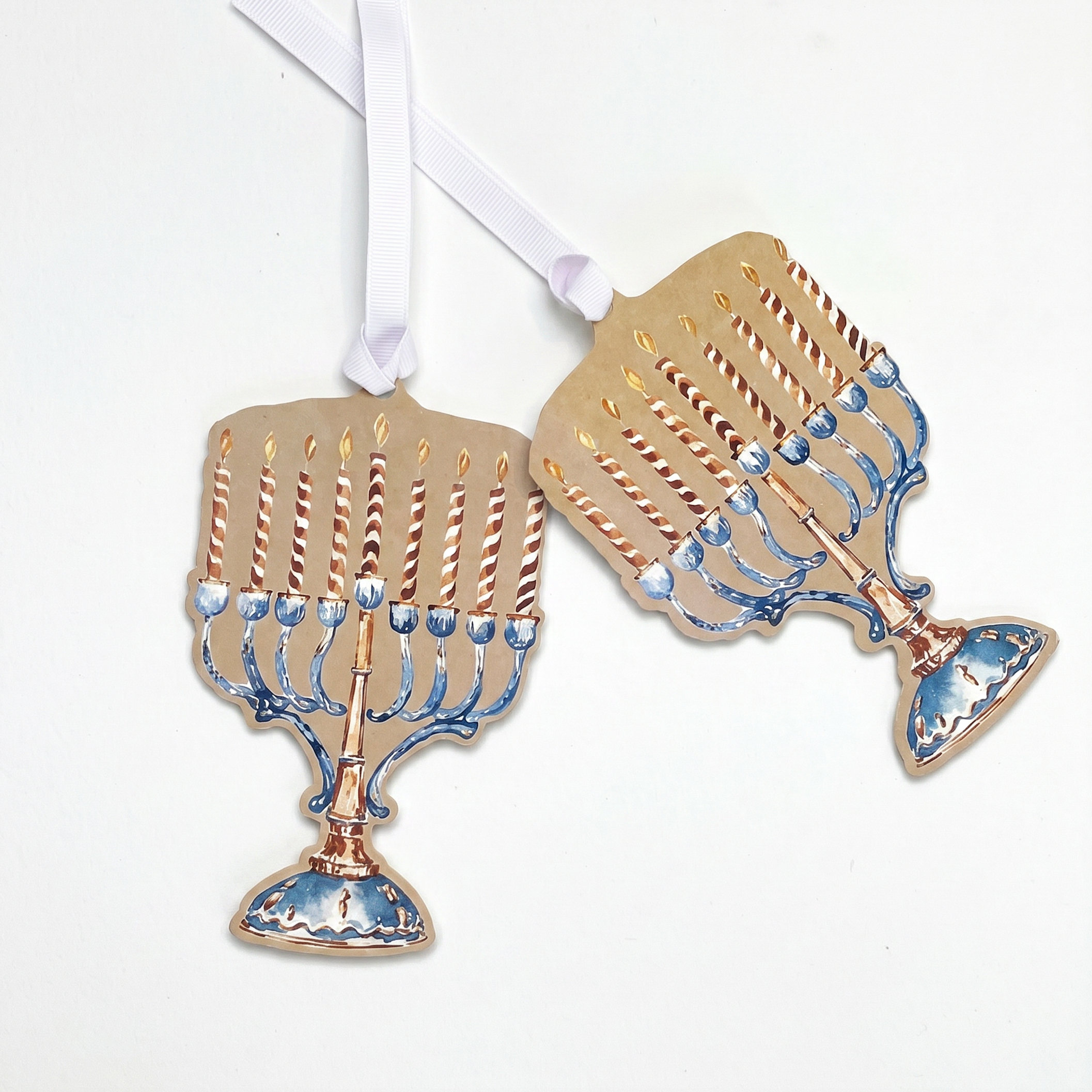 Hanukkah Gift Tags - Khaki | Gift Tags By Josil Paperie