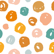 Scribble Circle Contact Paper  - Pack Of 3 Rolls (24x48" Each)