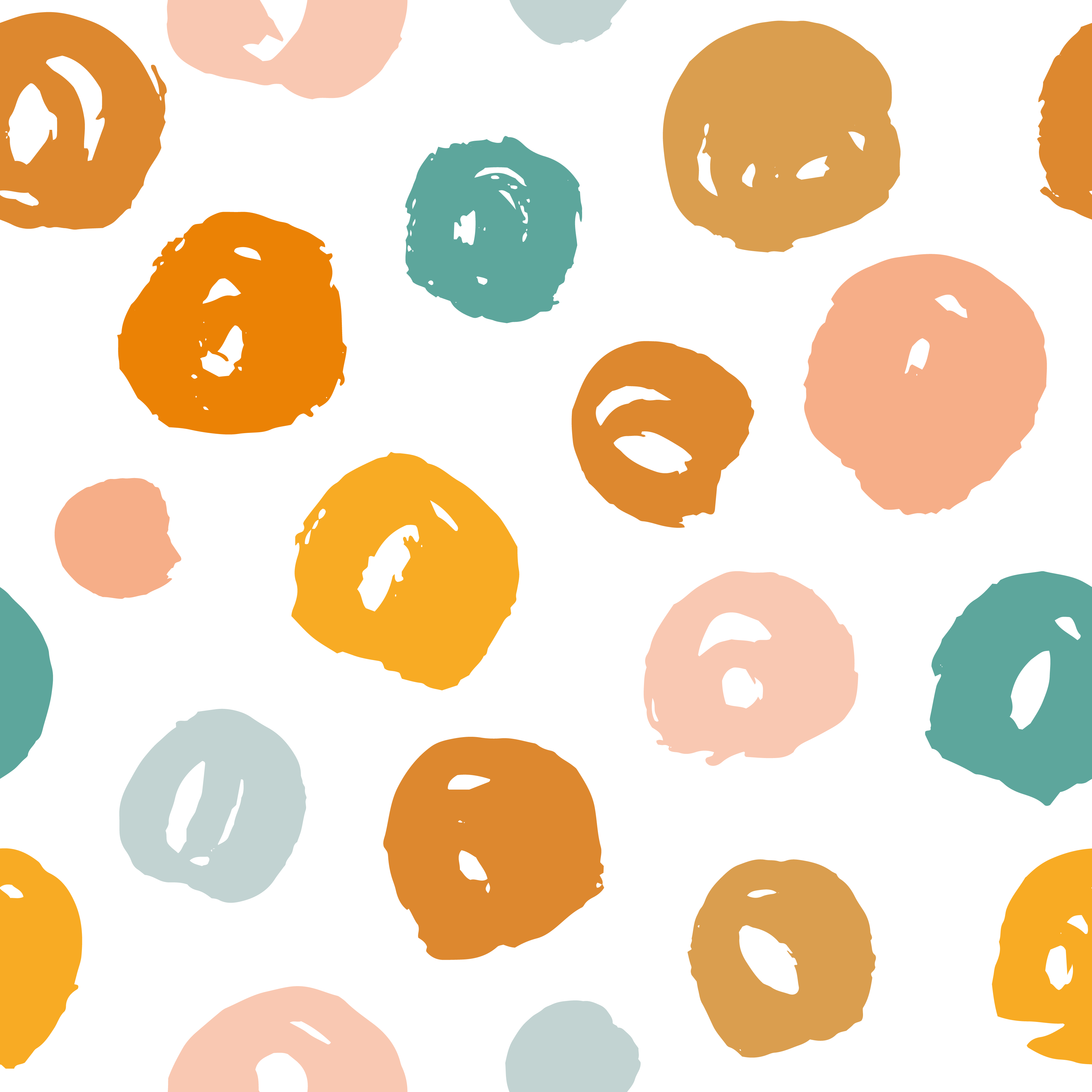 Scribble Circle Contact Paper  - Pack Of 3 Rolls (24x48" Each)