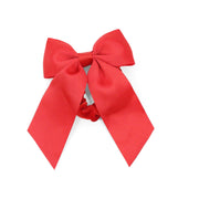 Grosgrain Bow Scrunchie (red)