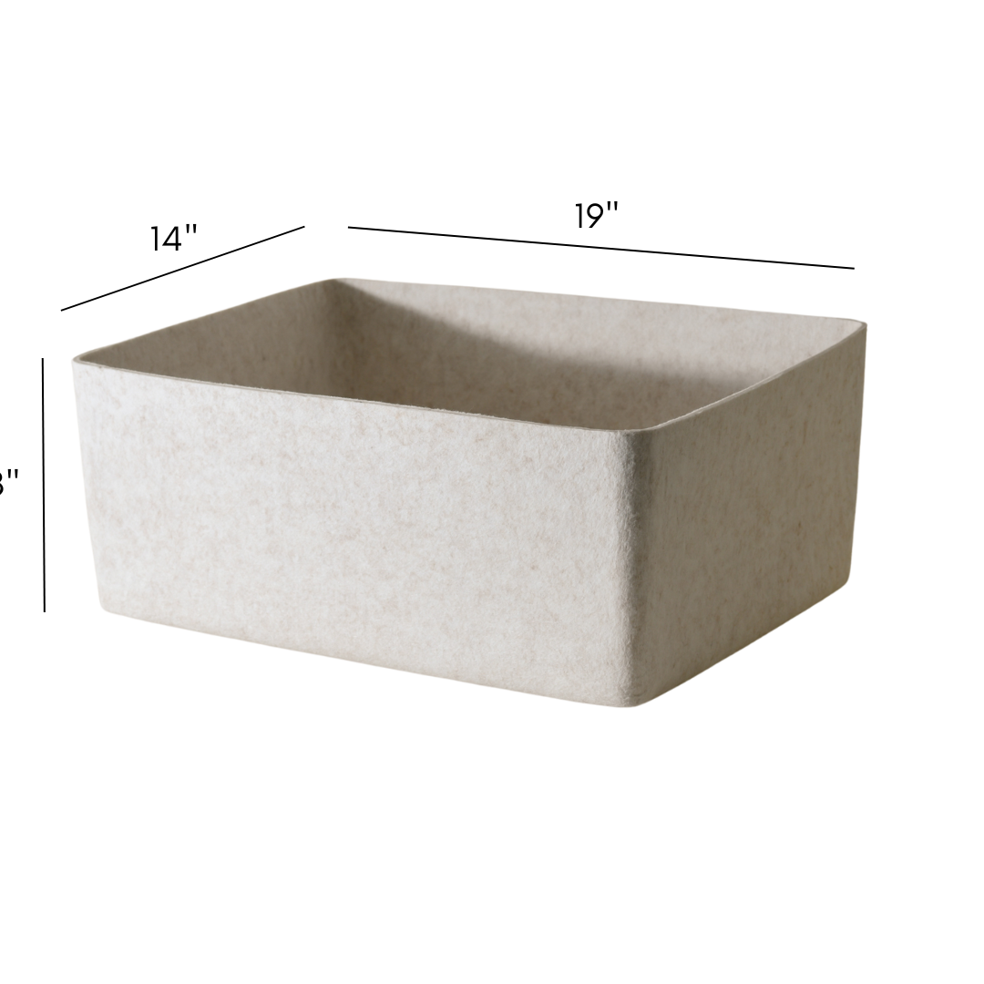The Sculpted Bin - Xl | Set Of 3