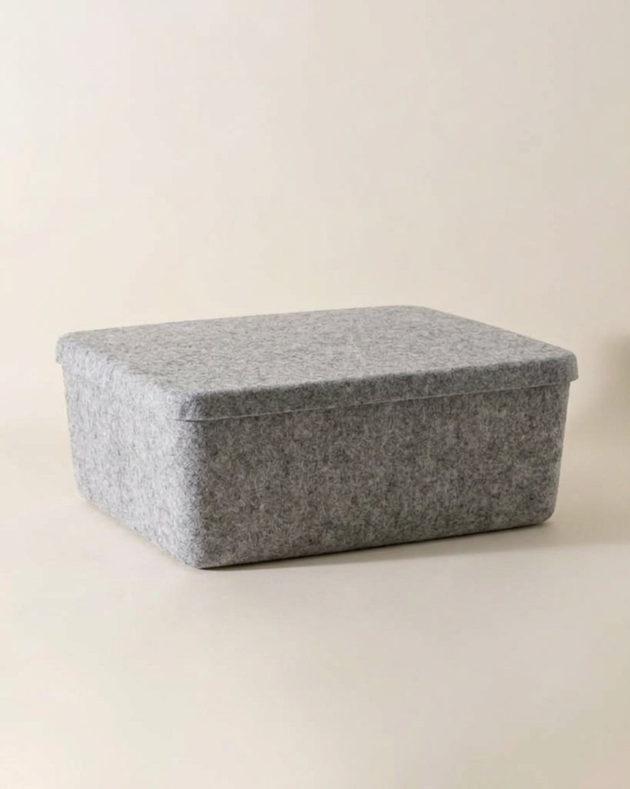 The Sculpted Bin - Large With Lid