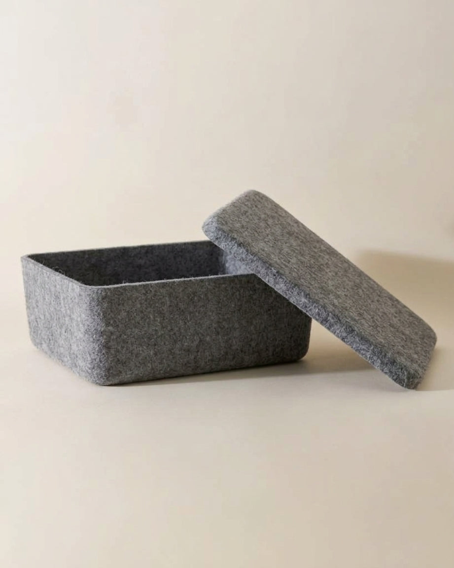 The Sculpted Bin - Large With Lid