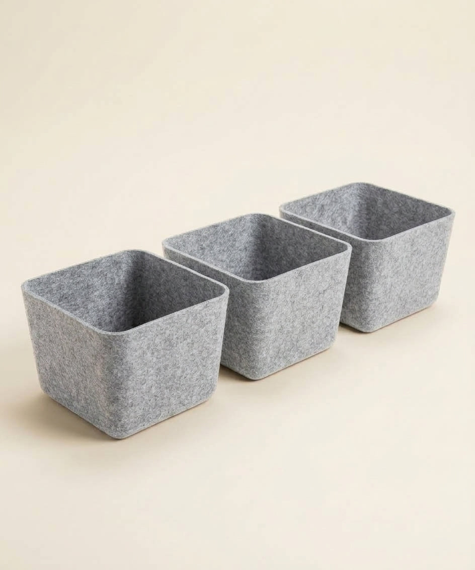The Sculpted Bin - Petite | Set Of 3
