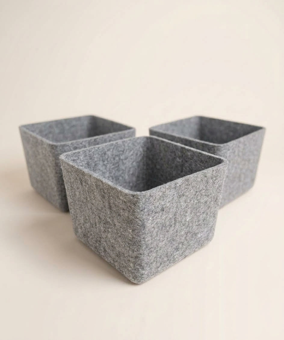 The Sculpted Bin - Petite | Set Of 3