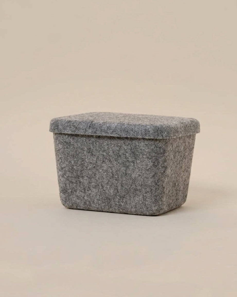 The Sculpted Bin - Petite With Lid | Set Of 3