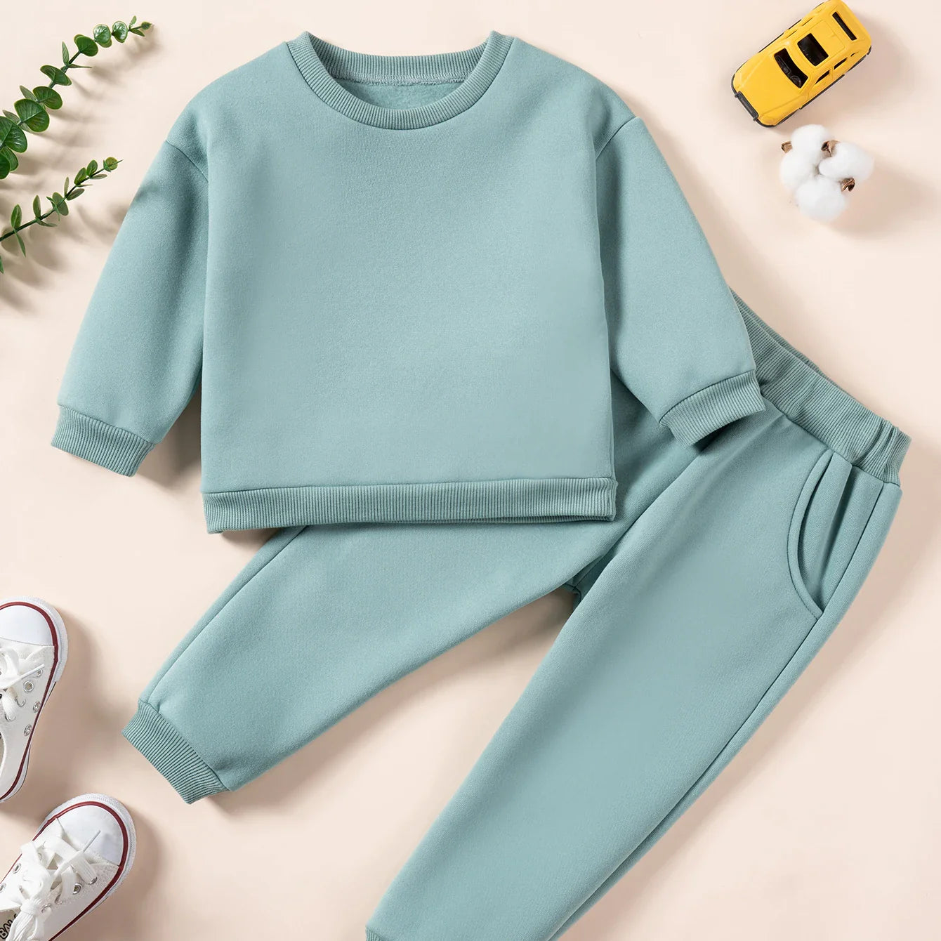 Pants And Sweatshirt Set In Cotton Multivariant