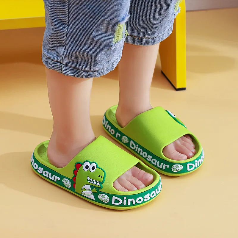 Non-slip Rubber Slippers Dinosaur For Children Multi-variant