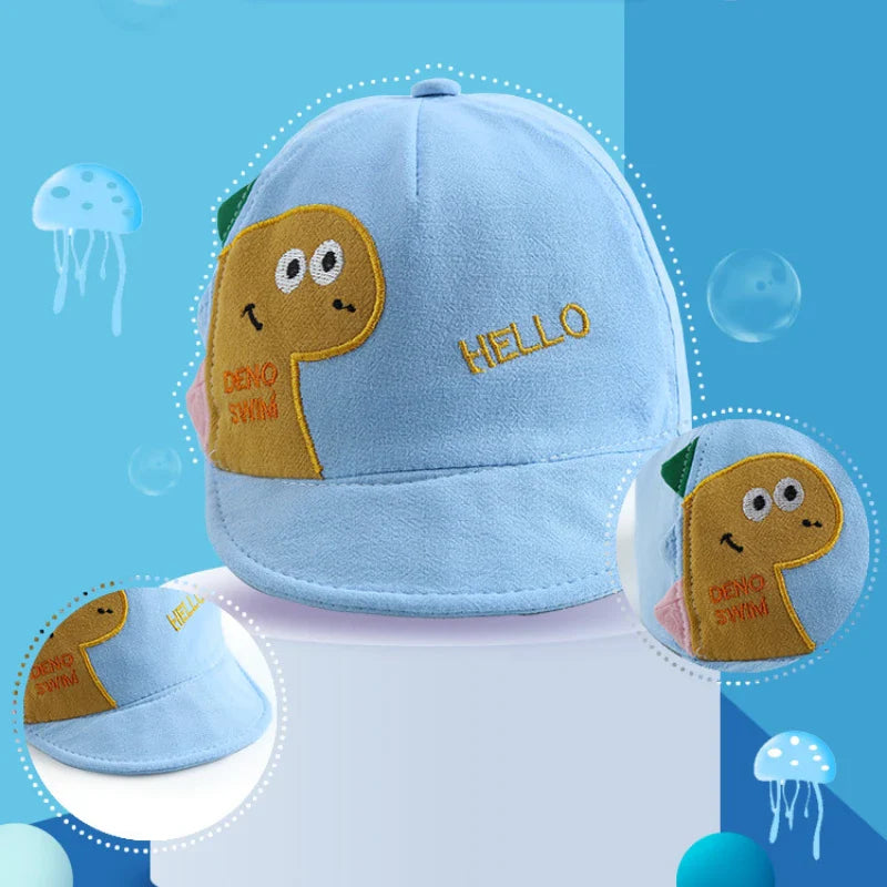 Summer Cap With Fun Animals For Children Multivariant