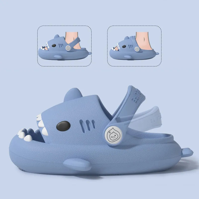 Non-slip Eva Shark Slippers For Children Multivariant