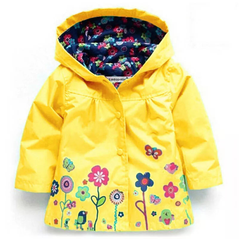 Hooded Waterproof Jacket For Children Multivariant