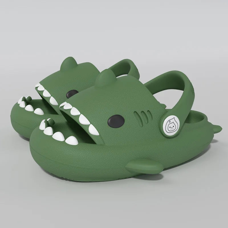 Non-slip Eva Shark Slippers For Children Multivariant