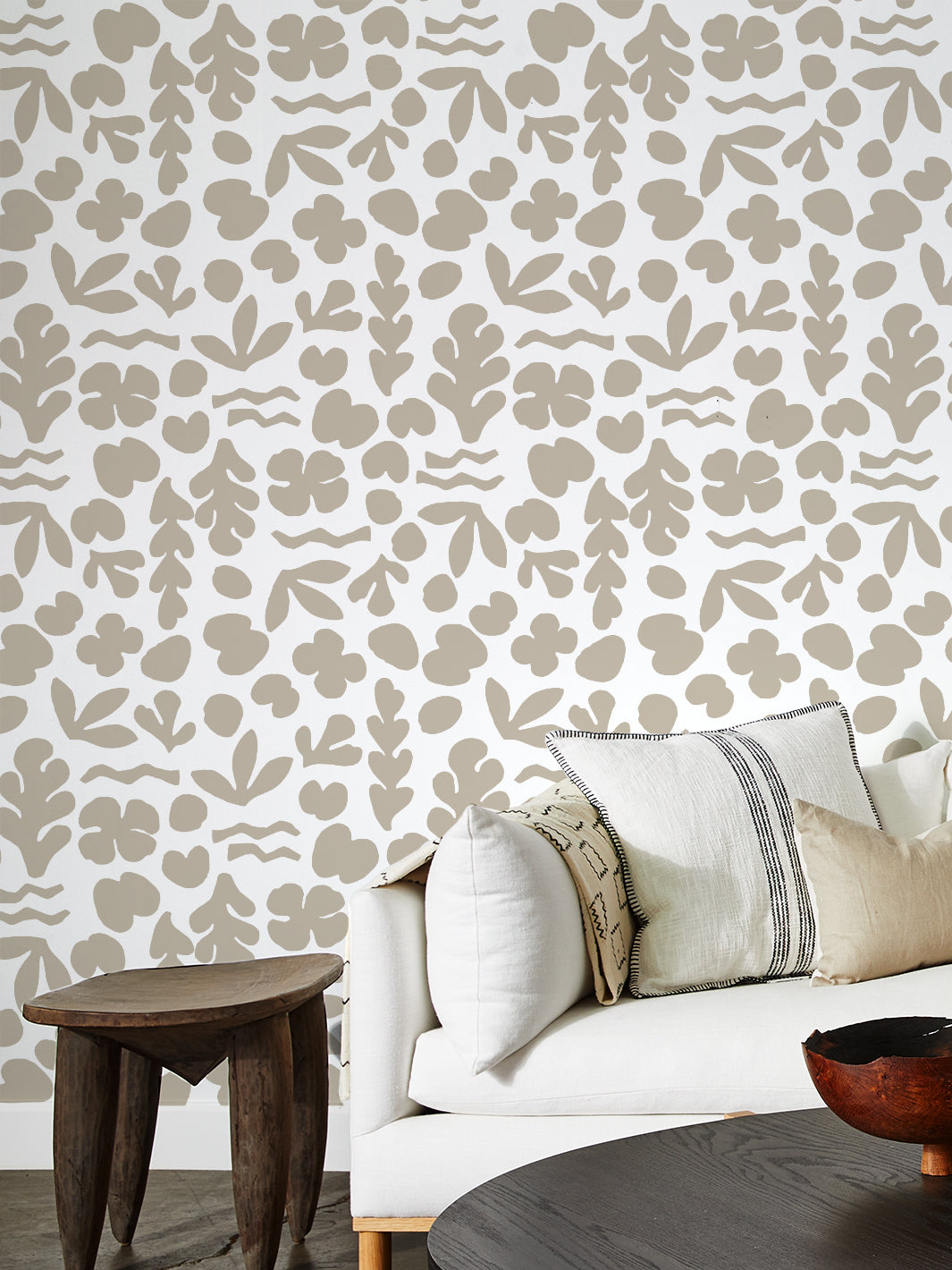 'sea Garden' Wallpaper By Tea Collection - Fawn