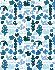 'small Sea Garden' Wallpaper By Tea Collection - Blue