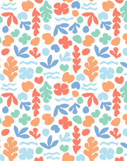 'small Sea Garden' Wallpaper By Tea Collection - Caribbean