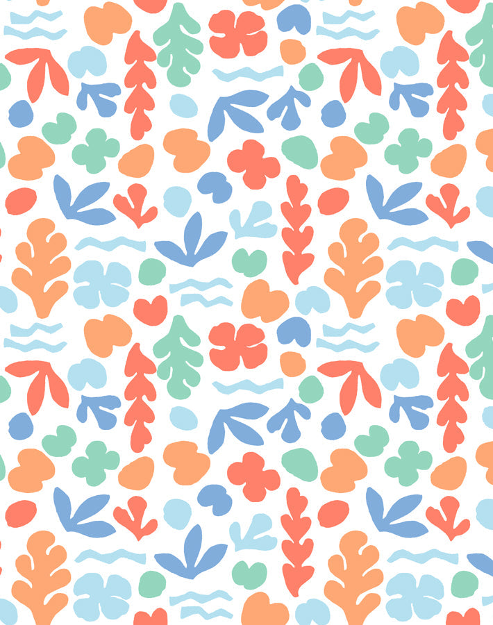 'small Sea Garden' Wallpaper By Tea Collection - Caribbean