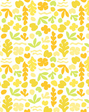 'small Sea Garden' Wallpaper By Tea Collection - Yellow
