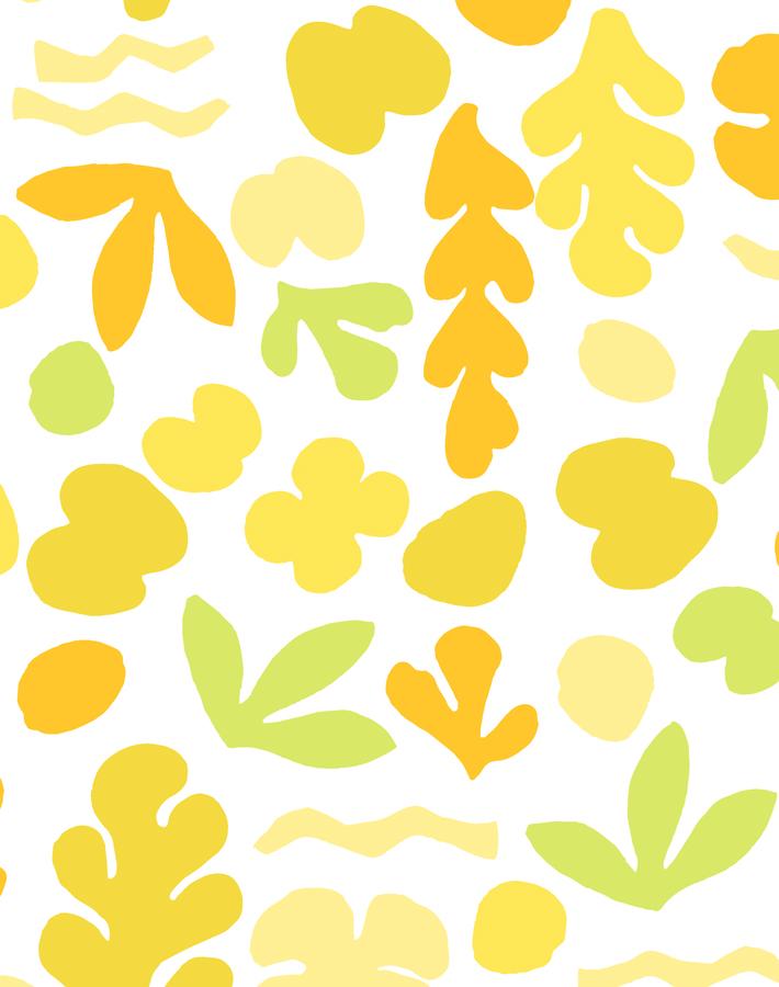 'small Sea Garden' Wallpaper By Tea Collection - Yellow