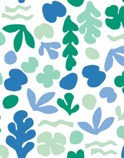 'sea Garden' Wallpaper By Tea Collection - Azure Aqua