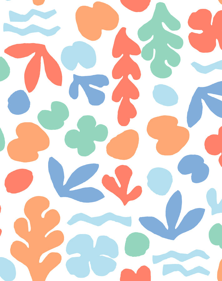 'sea Garden' Wallpaper By Tea Collection - Caribbean