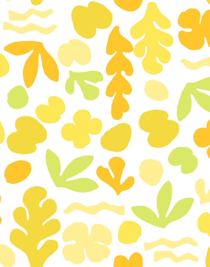 'sea Garden' Wallpaper By Tea Collection - Yellow