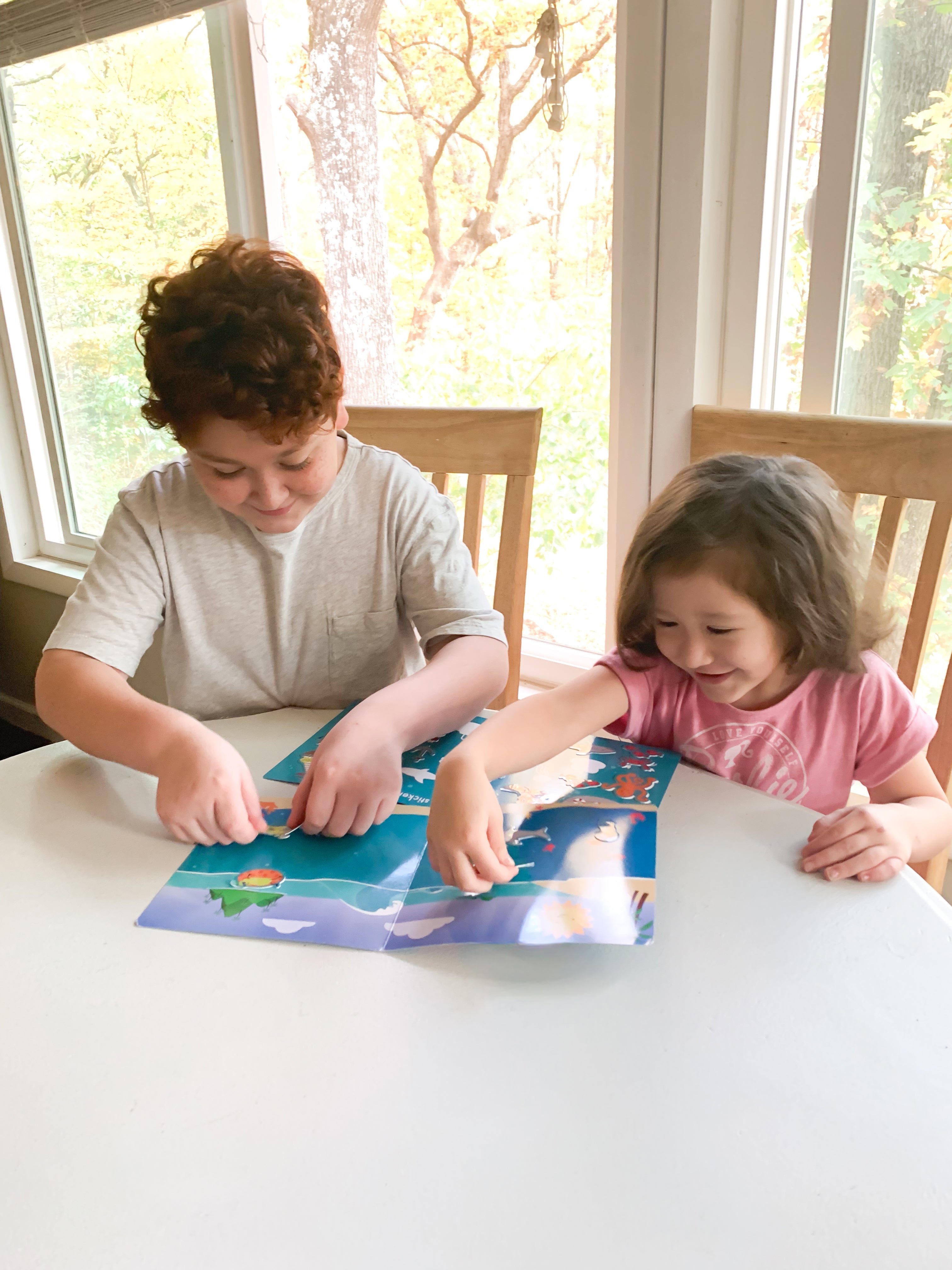 Avi's Adventures Reusable Sticker Book (3 Pack) + Marker Set